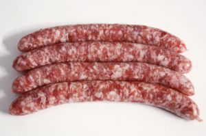 Chipolata la pièce 0.90€ soit 11.55€ le Kg