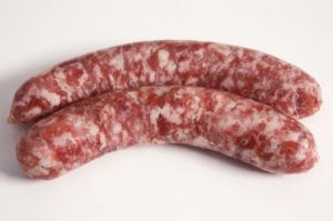 Saucisse fraîche (saucisse de Toulouse) en 180 Gr 1.75€ la pièce soit 9.70€ le Kg