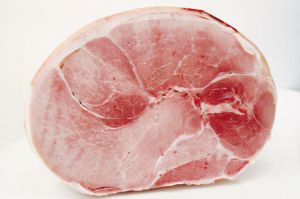 Jambon blanc avec couenne la tranche de 100 Gr 1.90€ soit 19.30€ le Kg